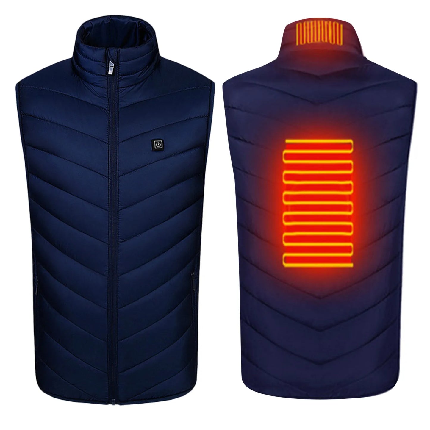 Emanuele - Gilet Uomo Slim Riscaldato Invernale