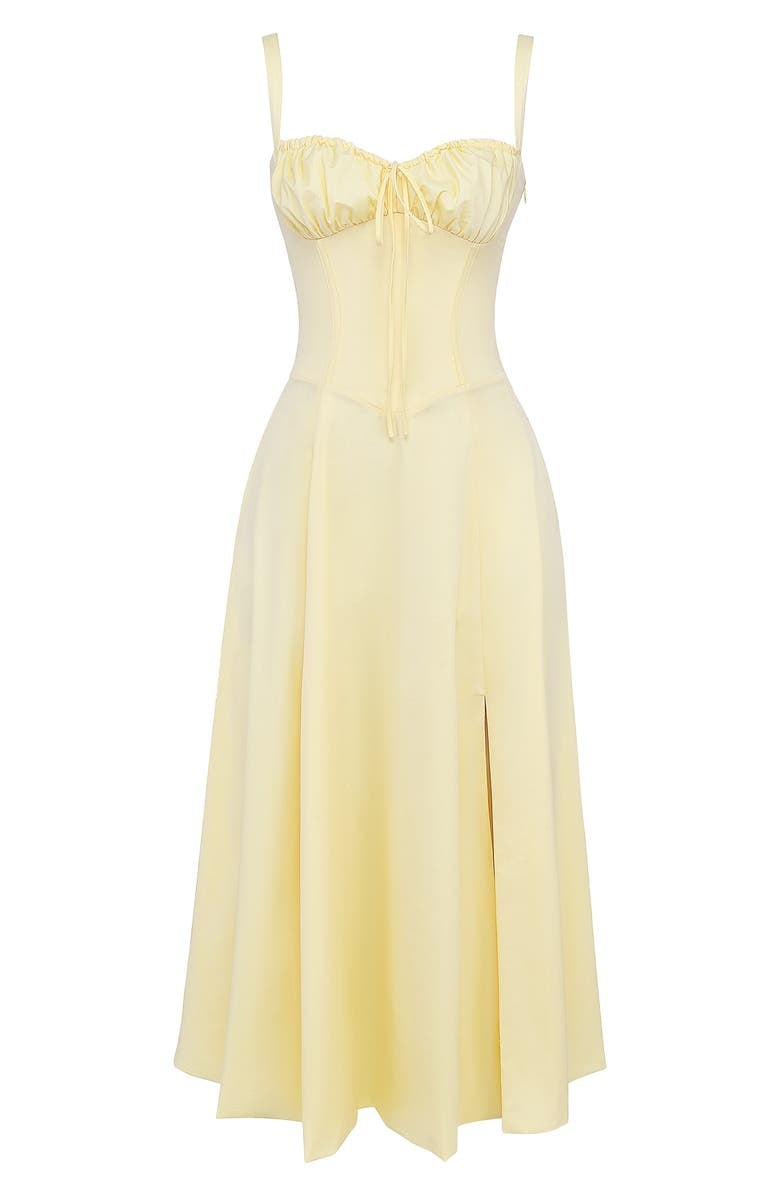 Giorgia – Abito con Bustier Floreale Modellante Vita per Donna
