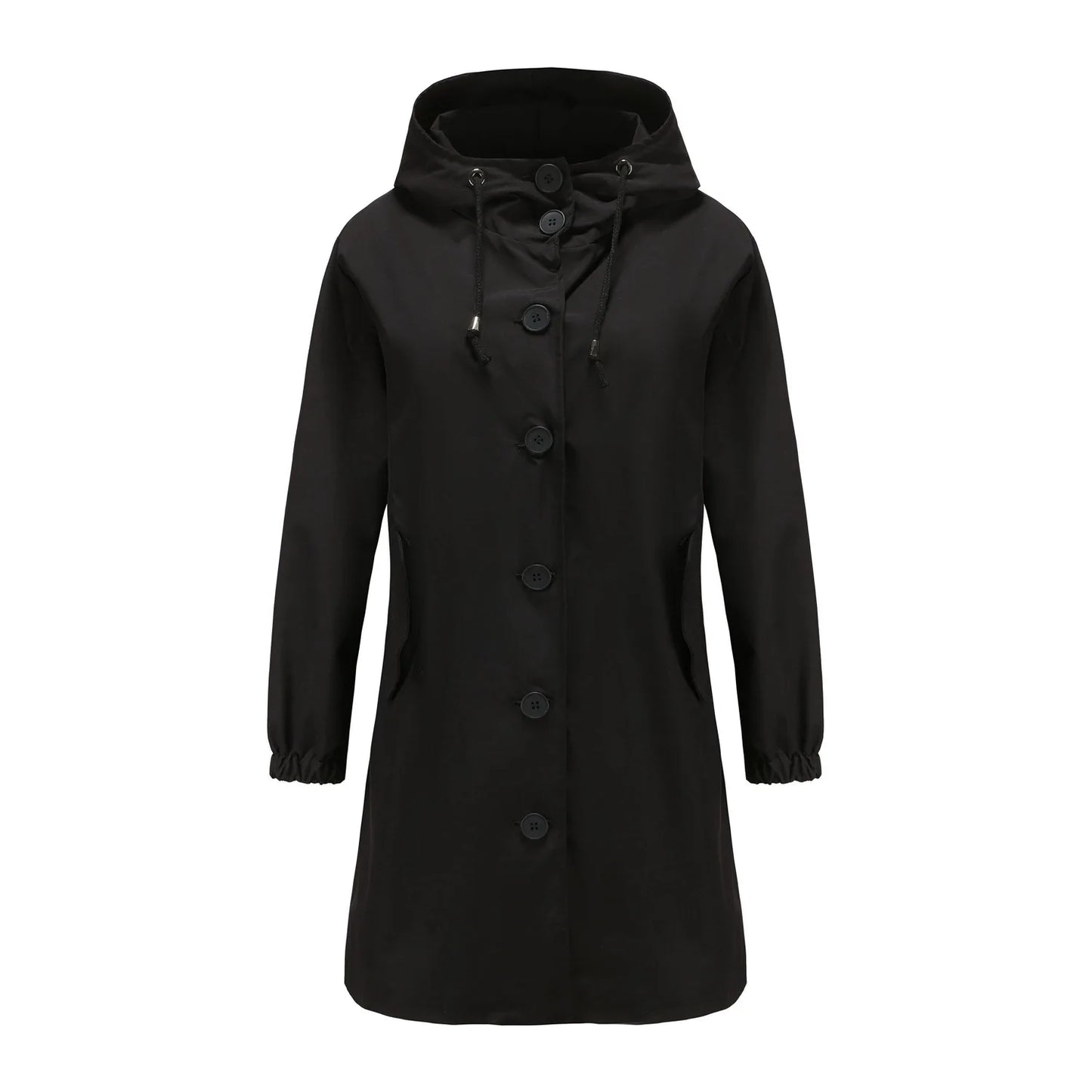 Anabella – Trench Coat Antivento con Cappuccio Donna