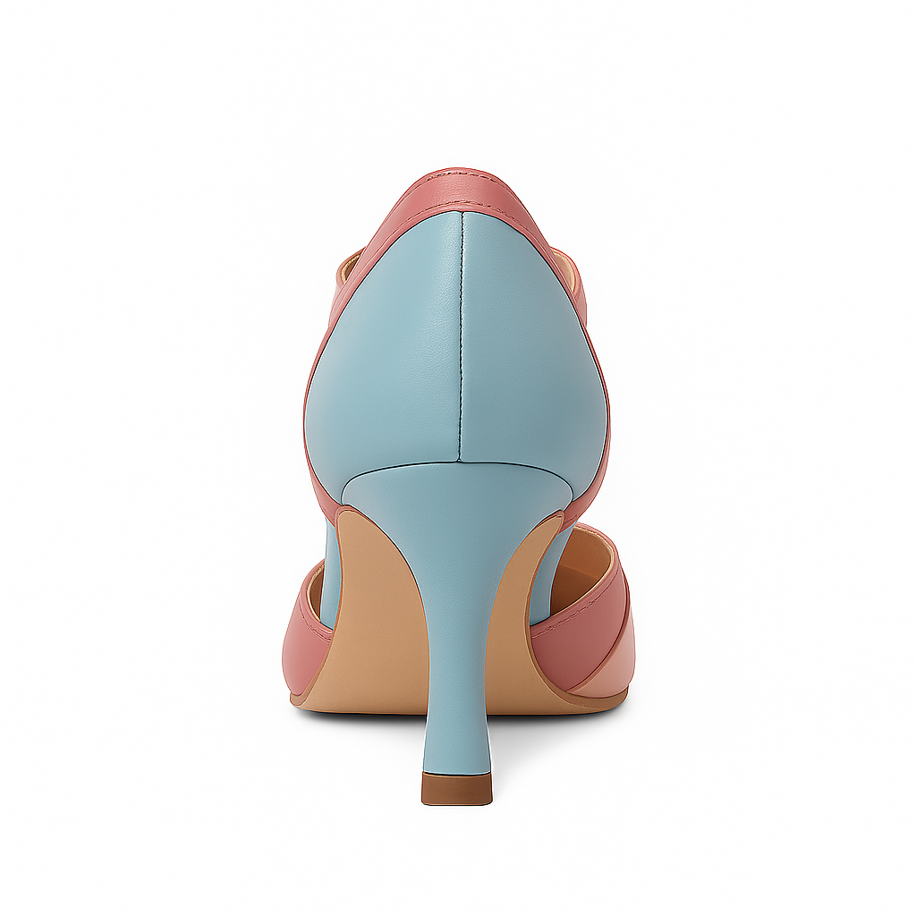 Hajar - Scarpe con Tacco Donna Eleganti e Comode Blu