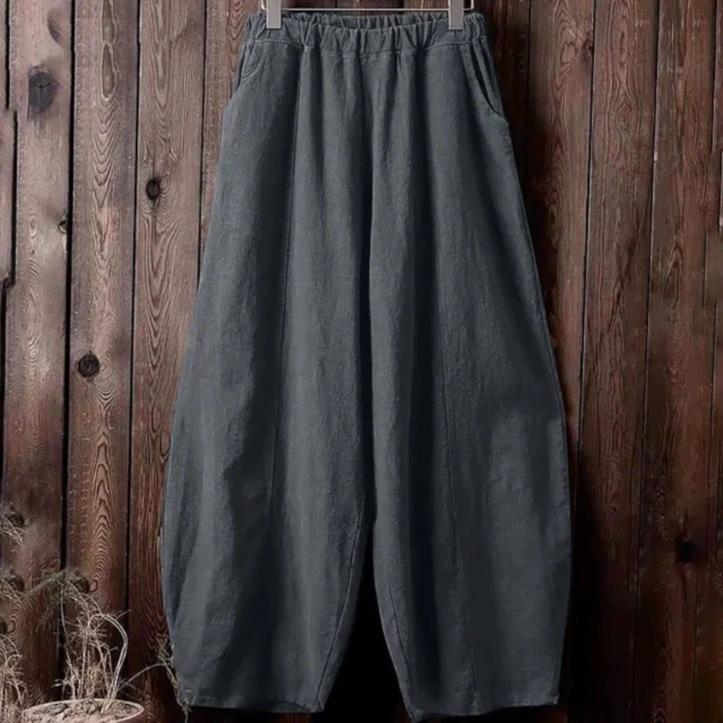 Hedy - Pantaloni Estivi Comodi Da Donna Verde