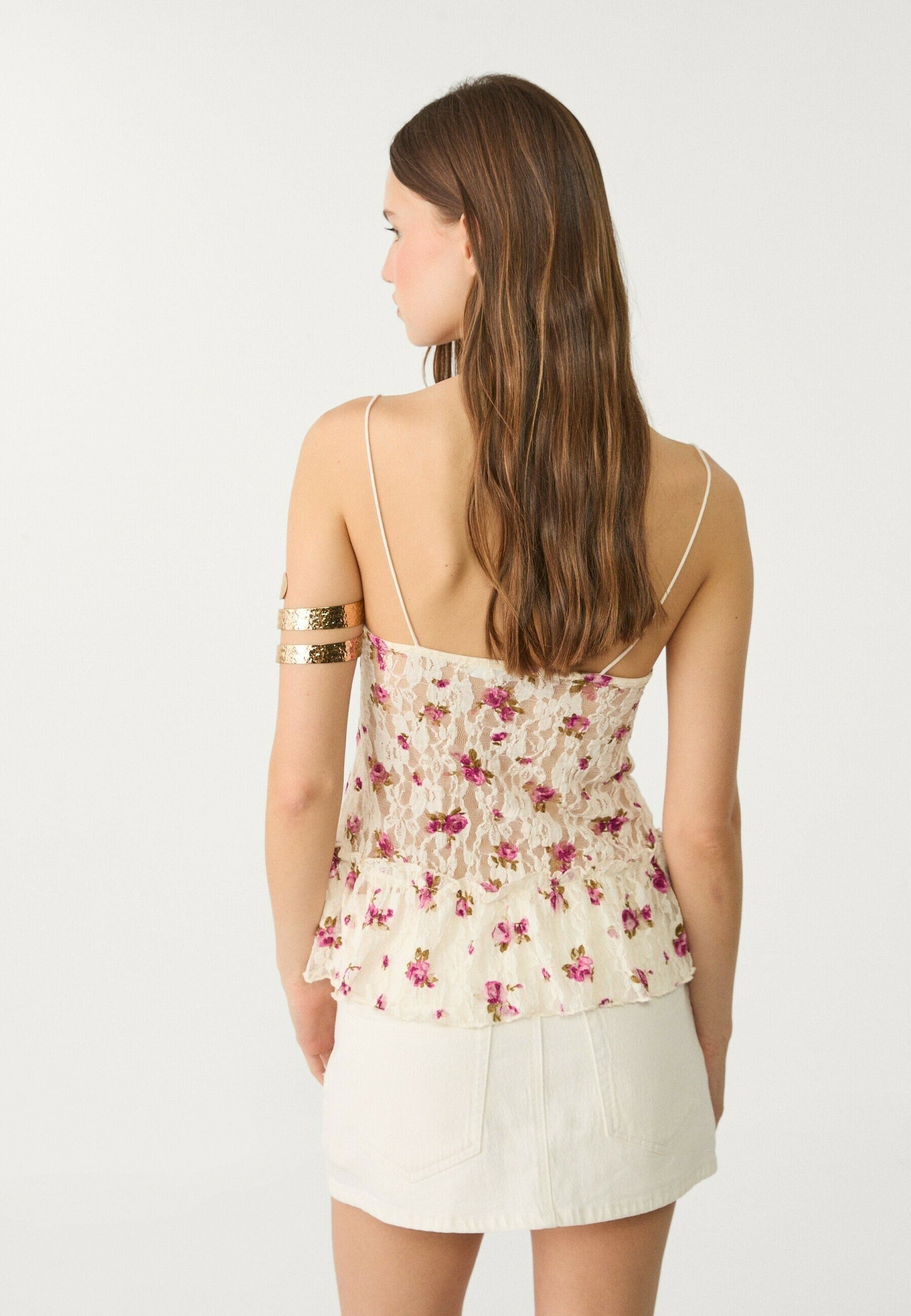 Hilda – Top Beige Melangiato Stile Naturale