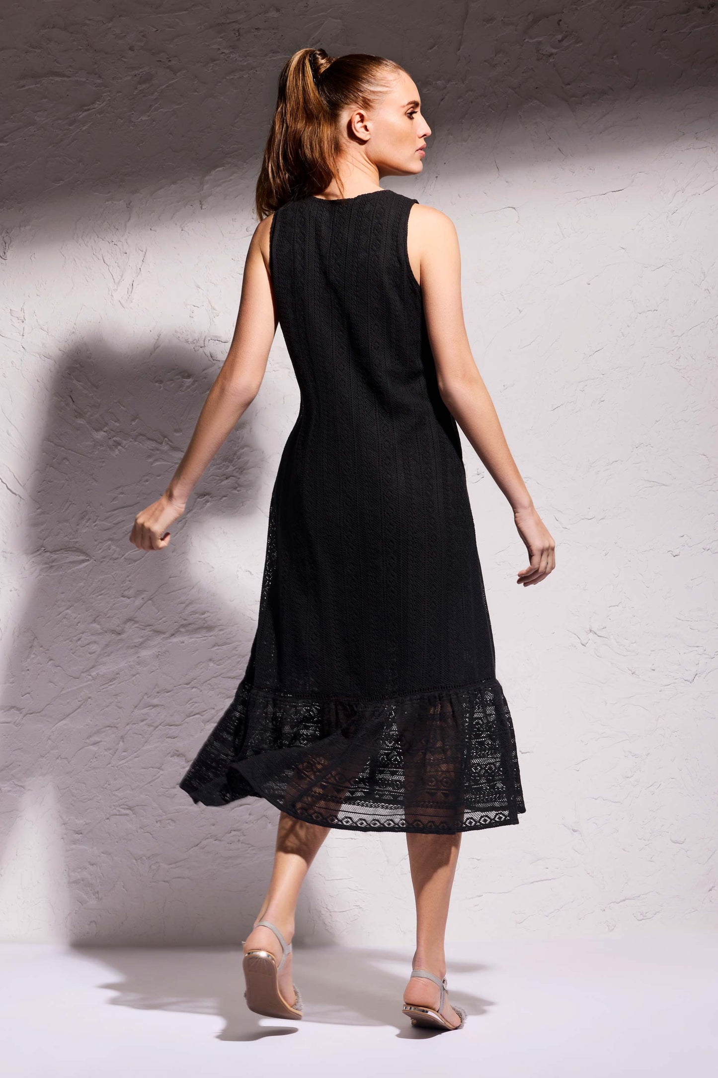 Quinara - Abito Lungo Quinn Donna Pizzo Elegante Romantico