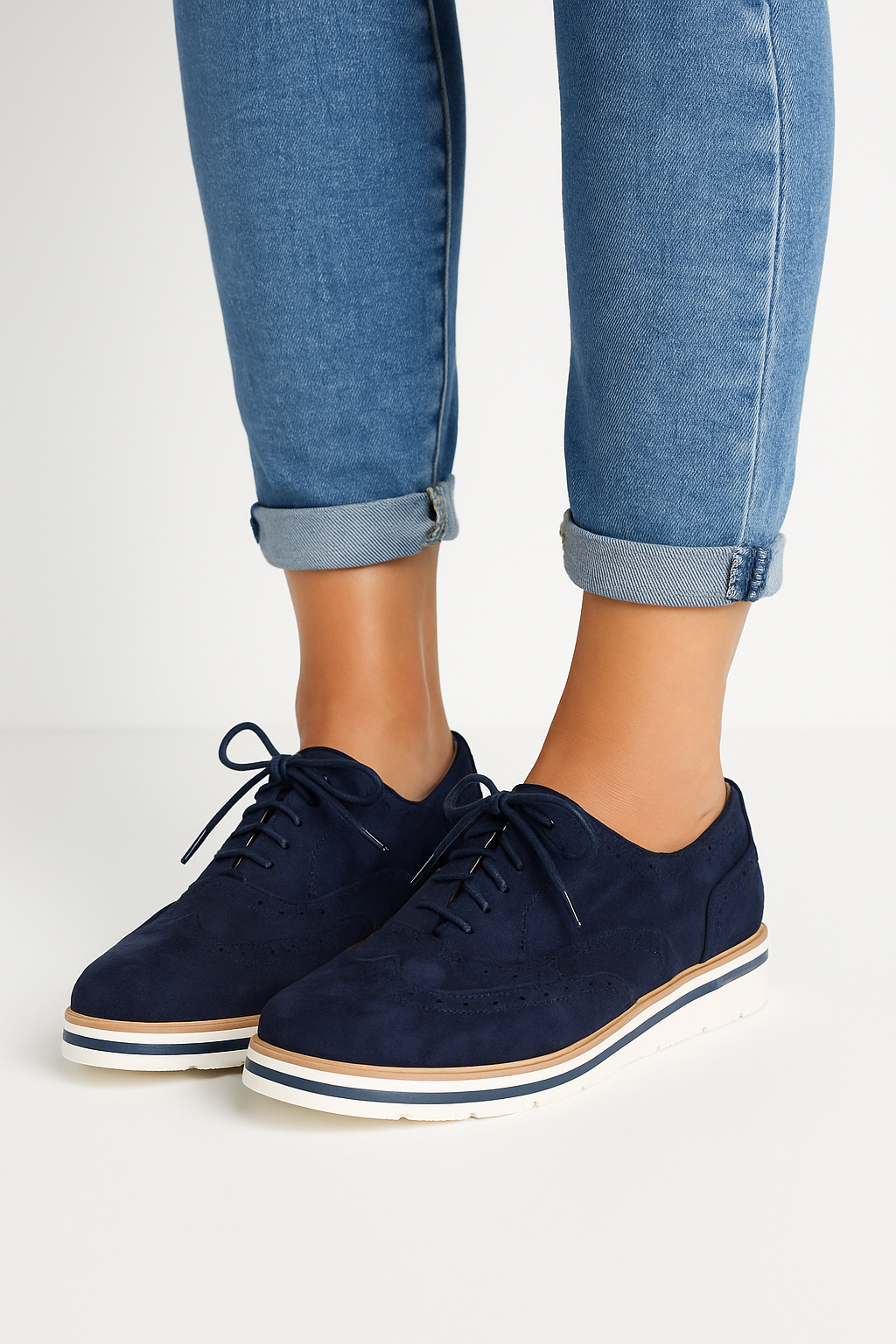 Ilena - Scarpe Donna Eleganti in Pelle Comode Blu