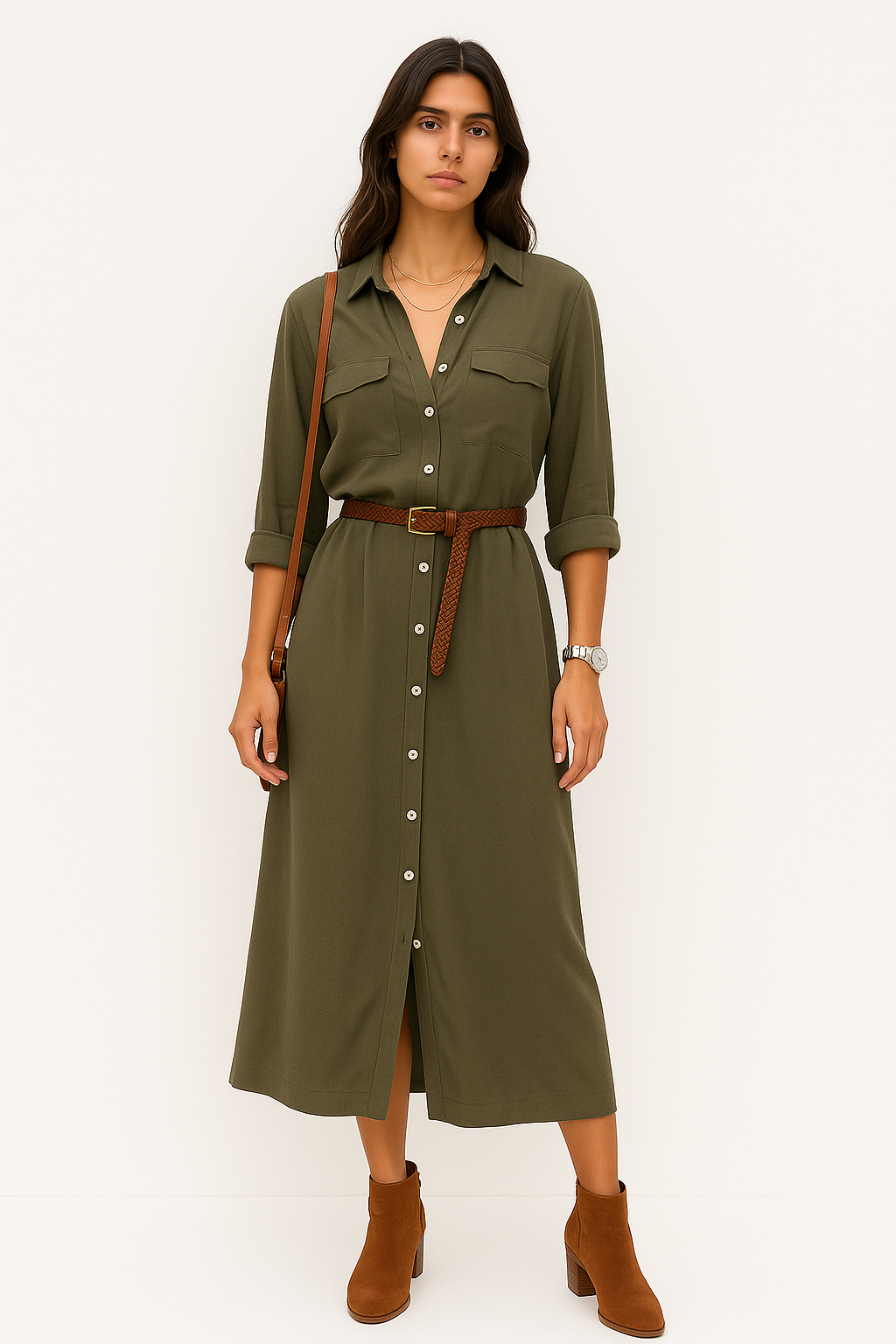 Jannette – Vestito Estivo Donna Fresco e Versatile Verde