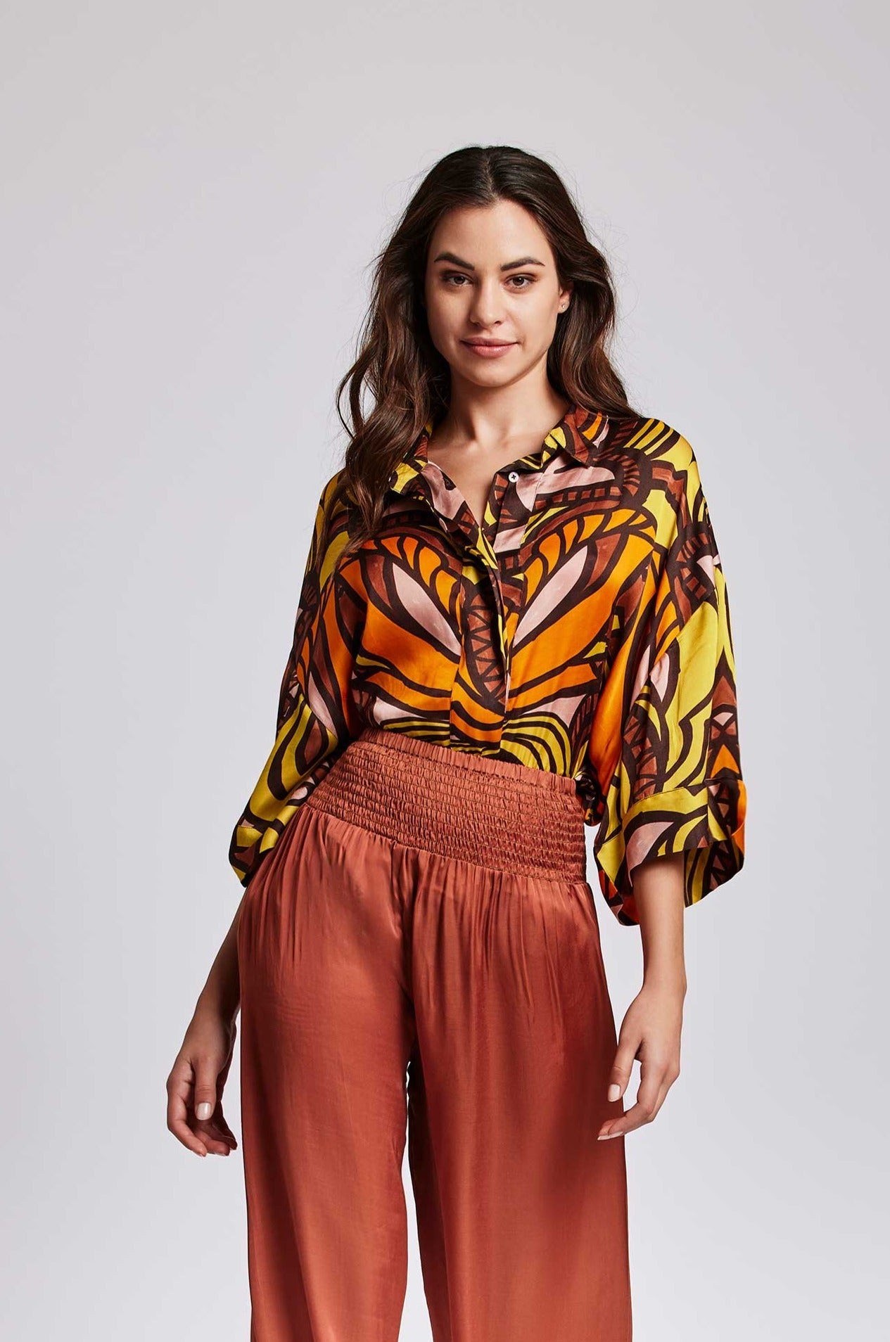 Jole – Blusa Flora Lime Stile Vivace Estivo 3