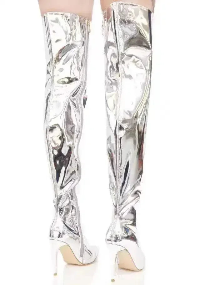 Sibilla - Stivali sopra il ginocchio eleganti donna