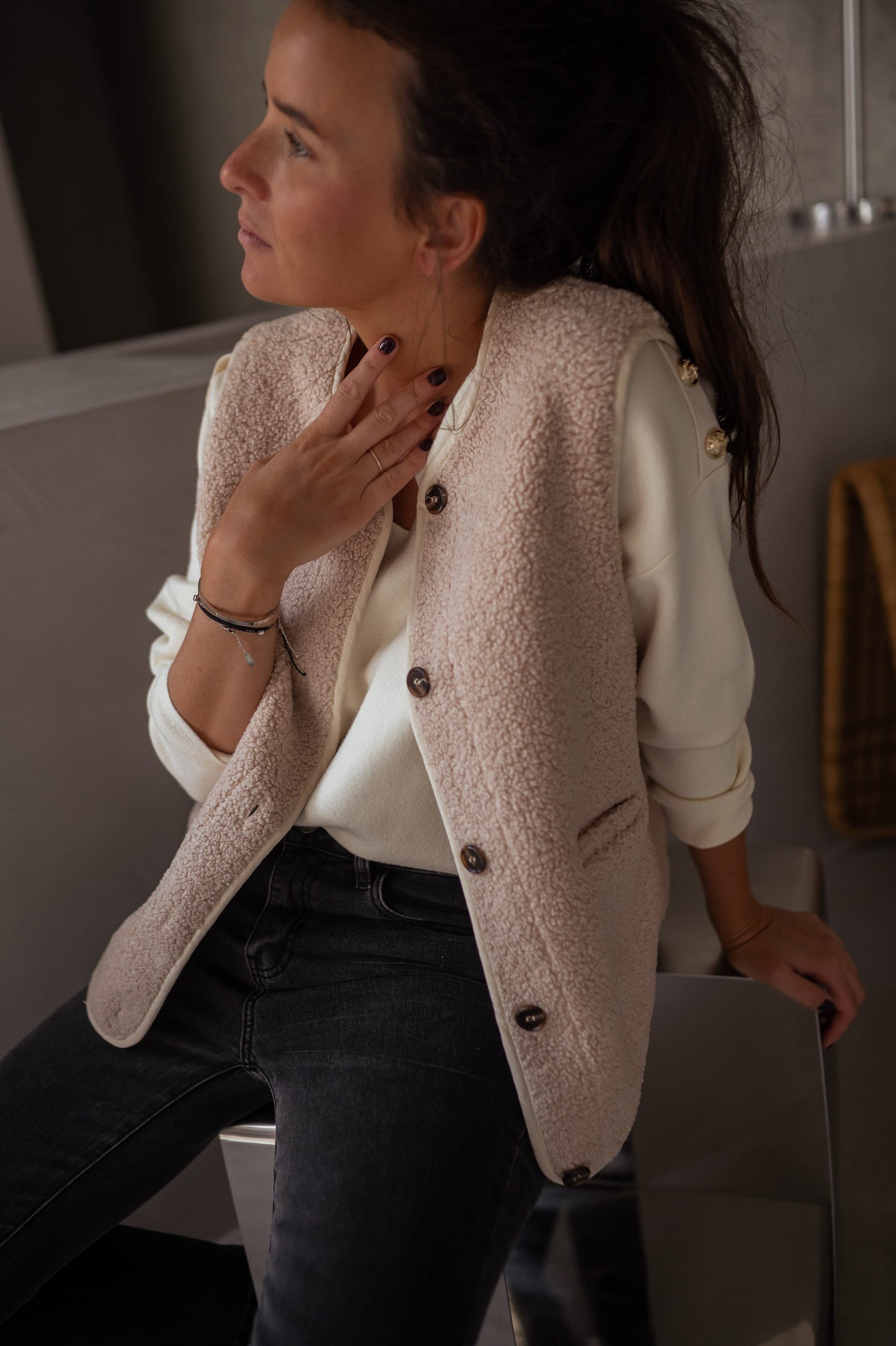 Crocetta – Gilet Donna Elegante in Morbido Tessuto