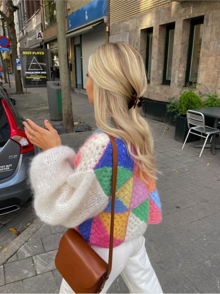 Cicilia – Cardigan Donna Colorato Allegro e Versatile