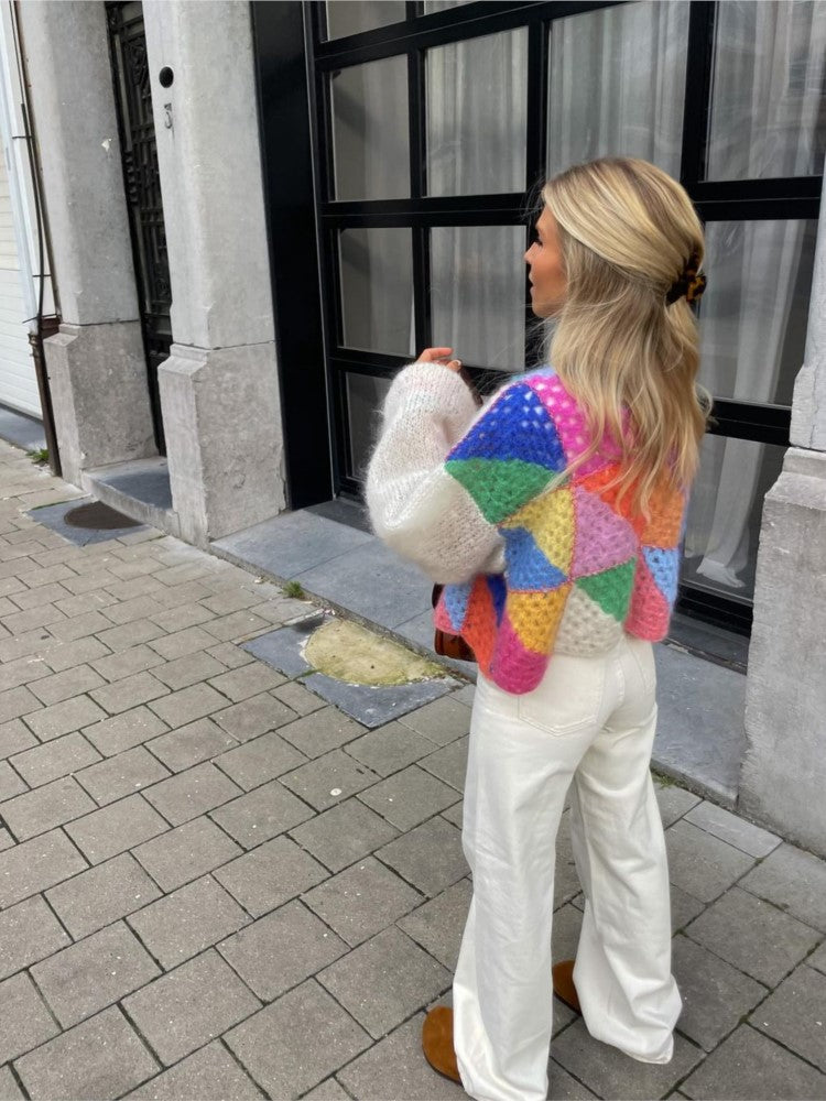 Cicilia – Cardigan Donna Colorato Allegro e Versatile