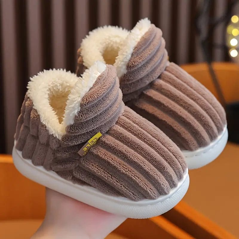 Kristel - Pantofola ultra confortevole unisex Marrone