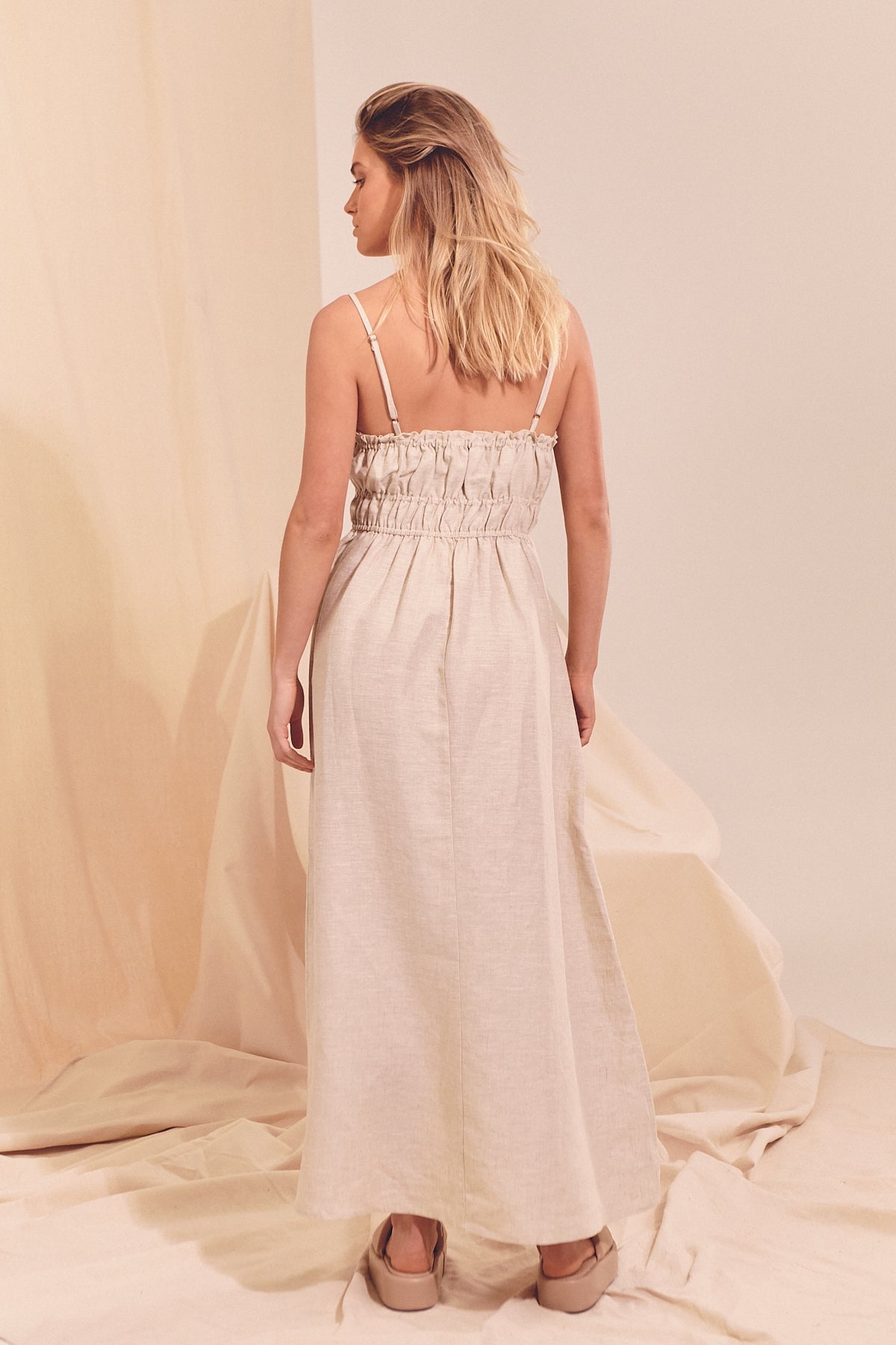 Agnese – Abito Harper in Puro Lino Naturale