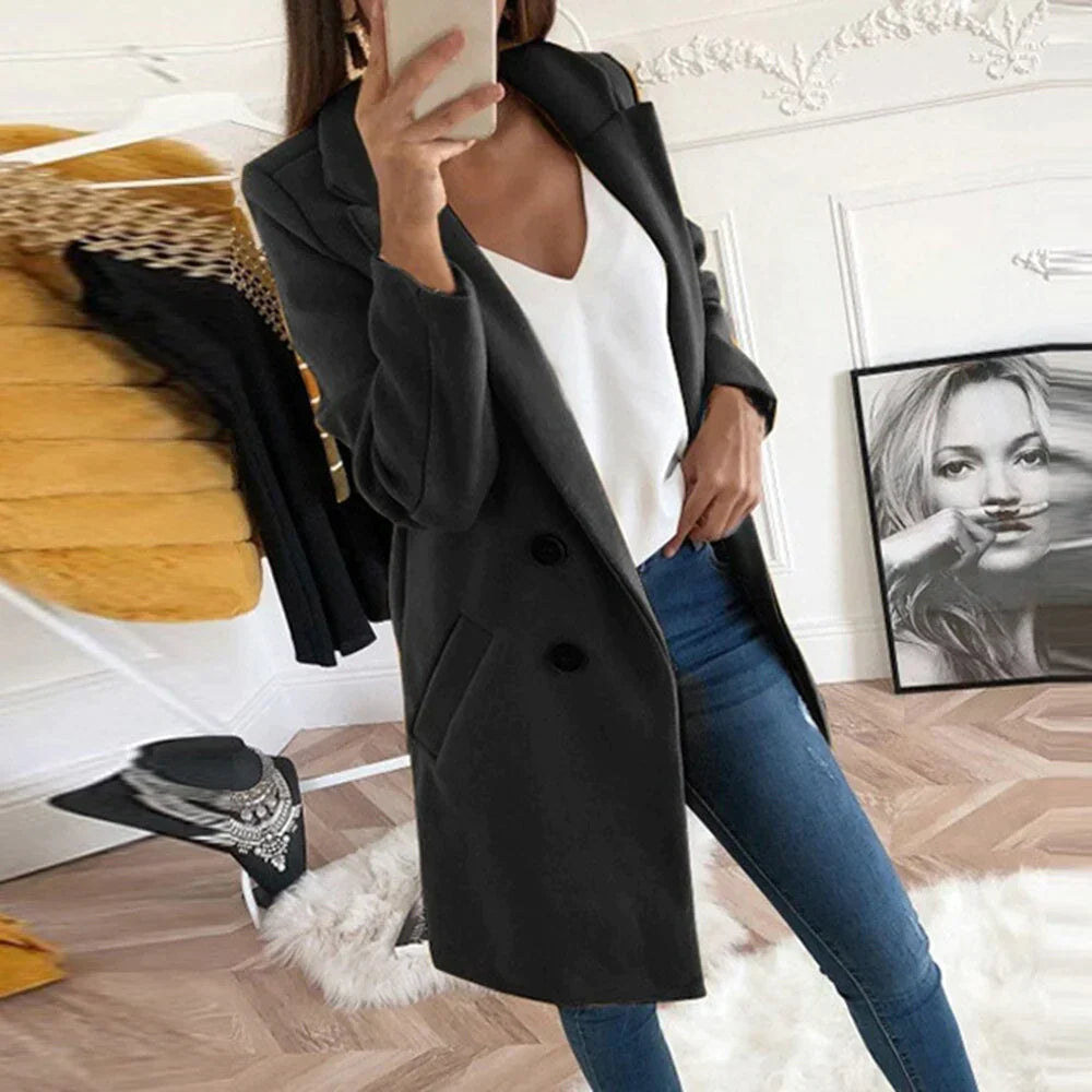 Antonella - Cappotto classico elegante da donna
