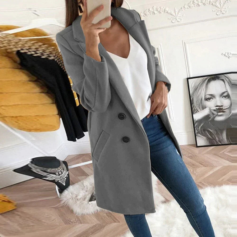 Antonella - Cappotto classico elegante da donna