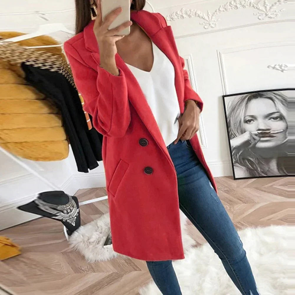 Antonella - Cappotto classico elegante da donna