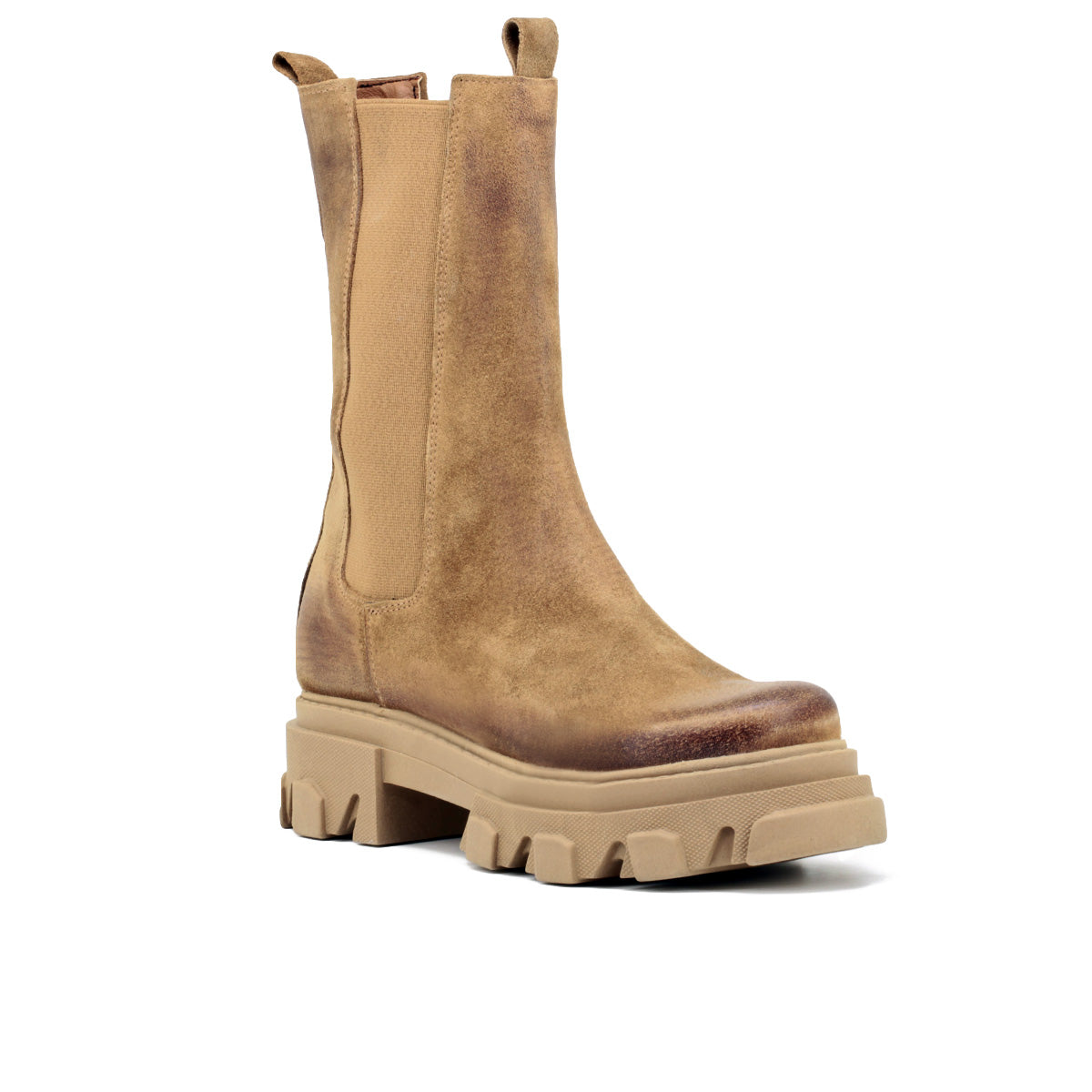 Noretta – Chelsea Boots Alti in Vera Pelle