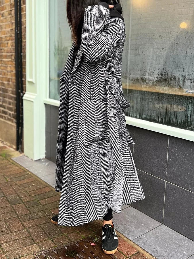 Elsa - Cappotto elegante a spina di pesce