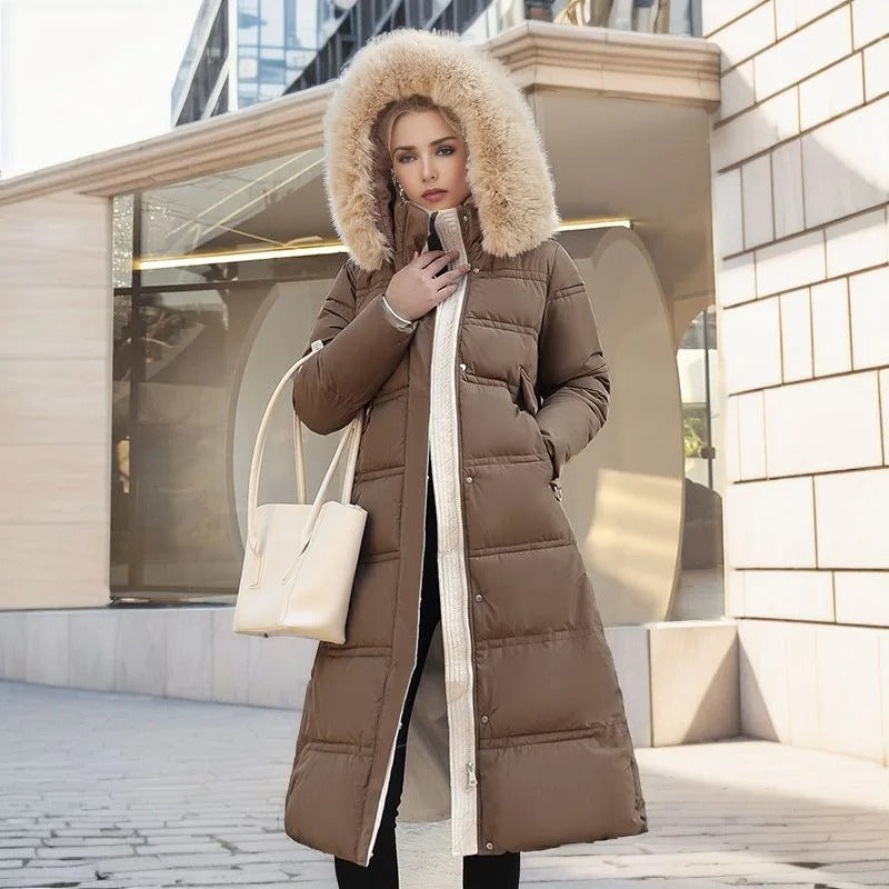 Chiara – Cappotto Lungo Invernale con Interno Isolante Caldo