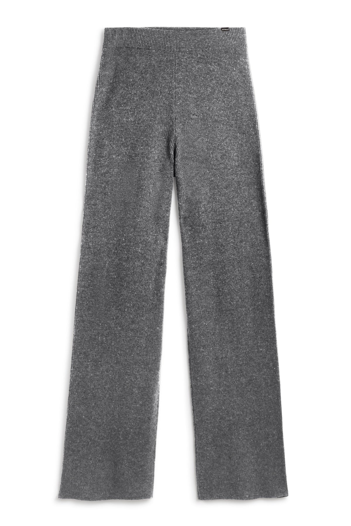 Anabella - Pantalone Donna Grigio Elegante Vita Alta
