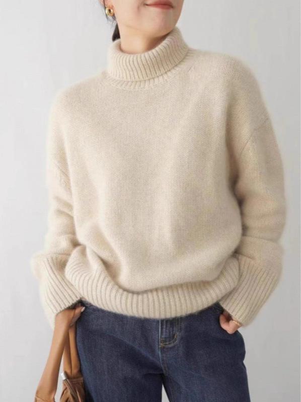 Basilea - Elegante Pullover a Dolcevita Invernale per Donna