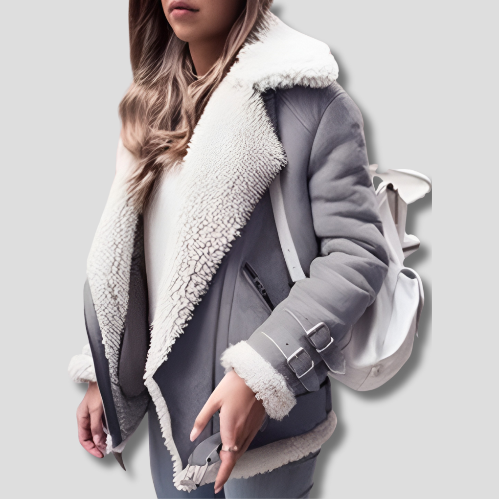 Lorena - Cappotto Aviatore Donna Elegante