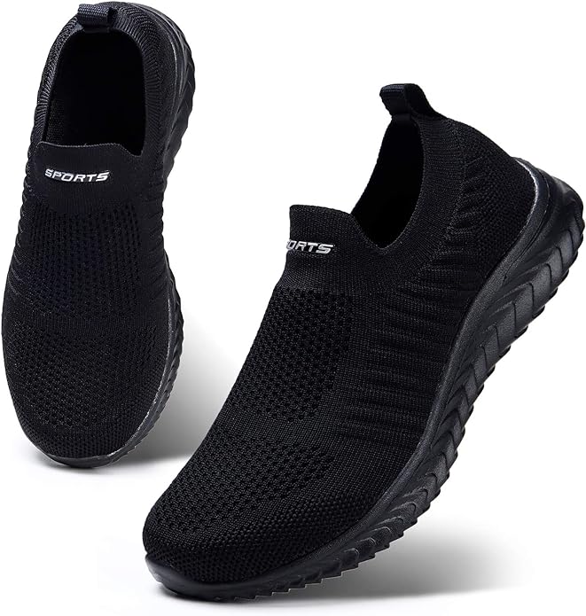 Mercedes - Scarpe Ortopediche Comode Senza Lacci per Donna Nero