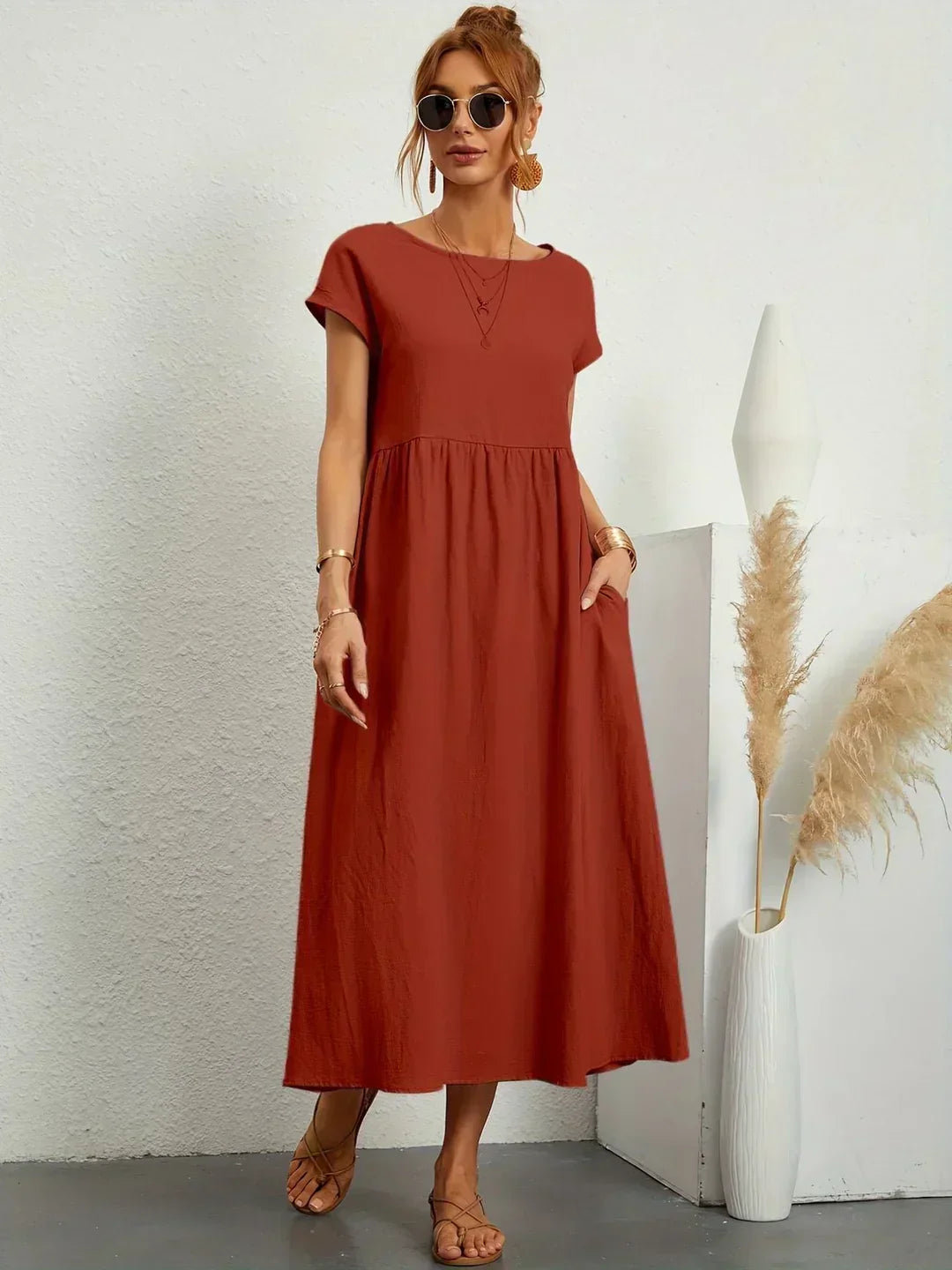 Rebecca – Abito Elegante Dal Taglio Scivolato E Vestibilità Impeccabile