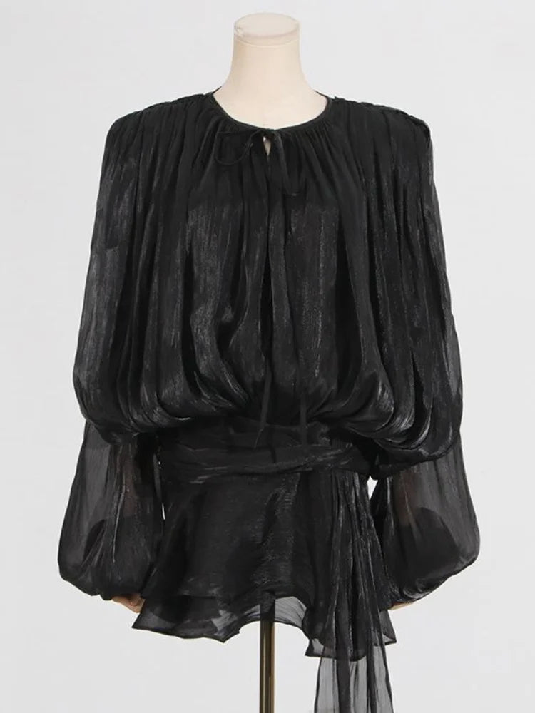 Mina – Abito Chemisier Estivo Donna in Pizzo Sangallo Elegante Nero