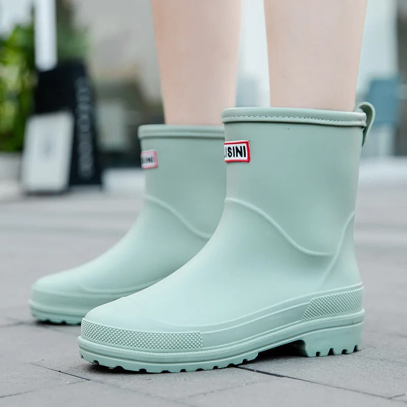 Monica – Stivali da Pioggia Donna Impermeabili ed Eleganti Verde