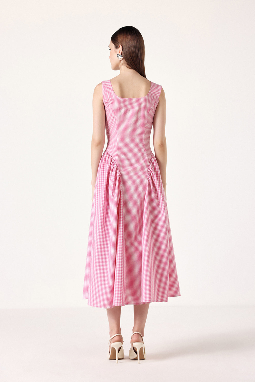 Aurora - Abito Gingham con Corsetto Donna