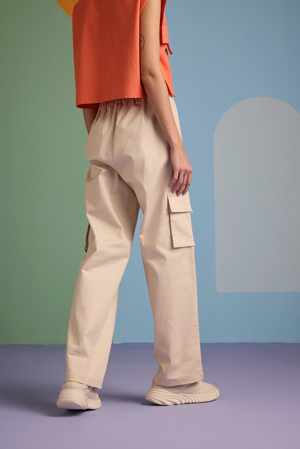 Adriana - Pantaloni Breeze con Tasche Donna