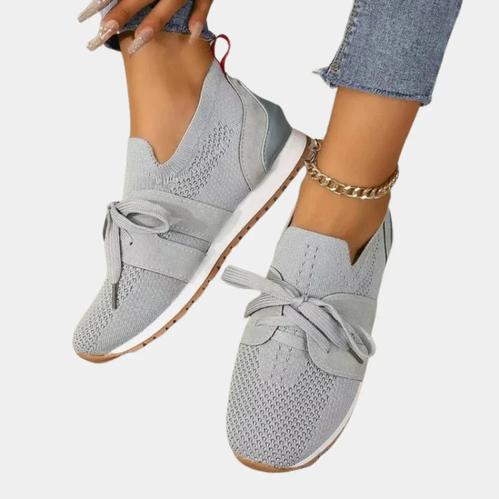 Natalina – Sneakers Donna Eleganti e Confortevoli Grigio