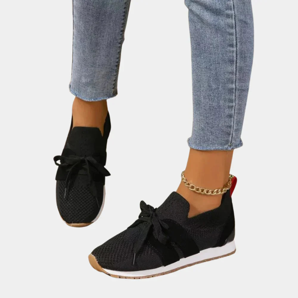 Natalina – Sneakers Donna Eleganti e Confortevoli Nero