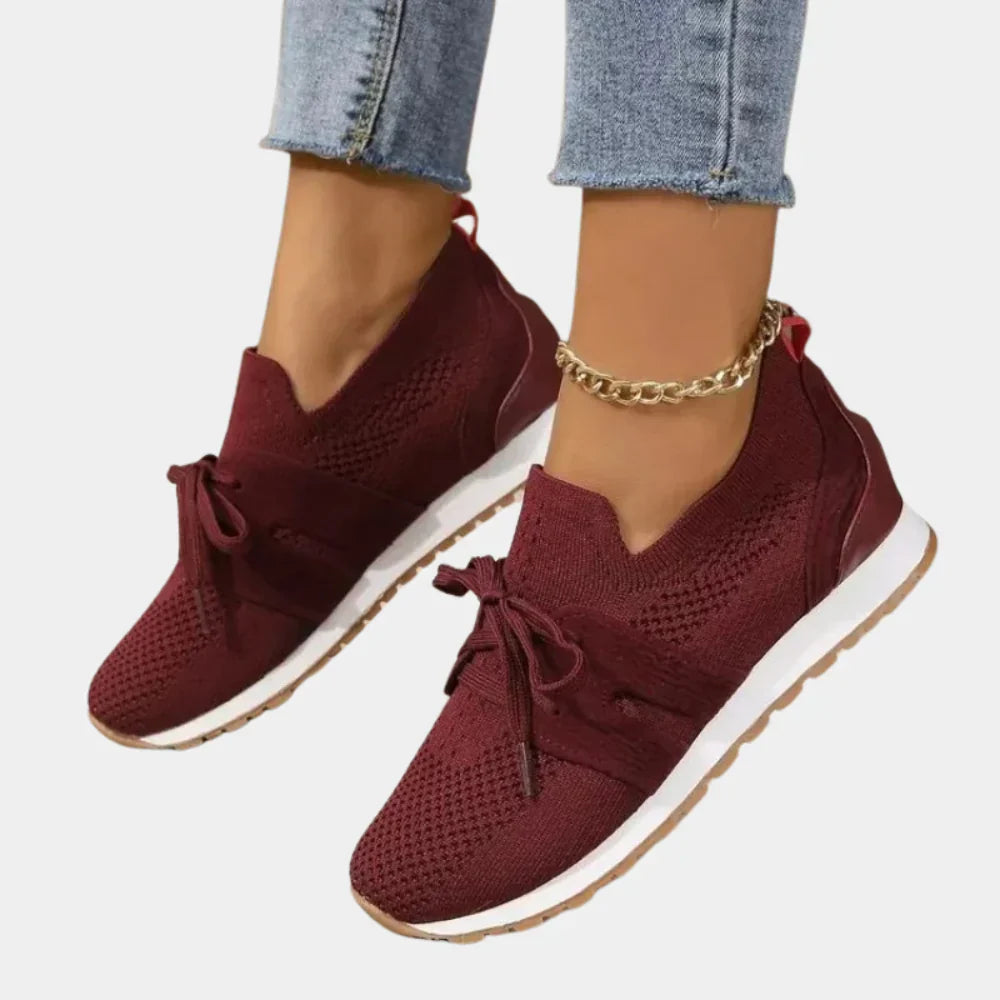 Natalina – Sneakers Donna Eleganti e Confortevoli Rosso