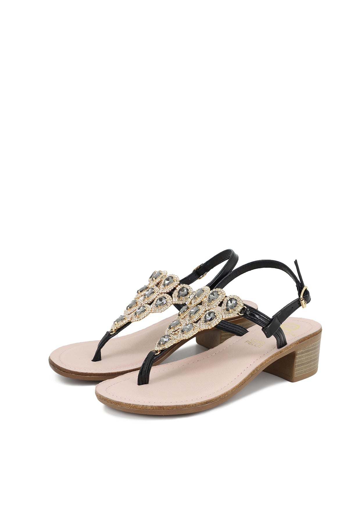 Nency – Sandali Infradito Positano Donna Nero