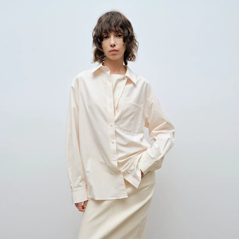 Quirin - Camicia Loose-Fit Placket Overlap Moderna