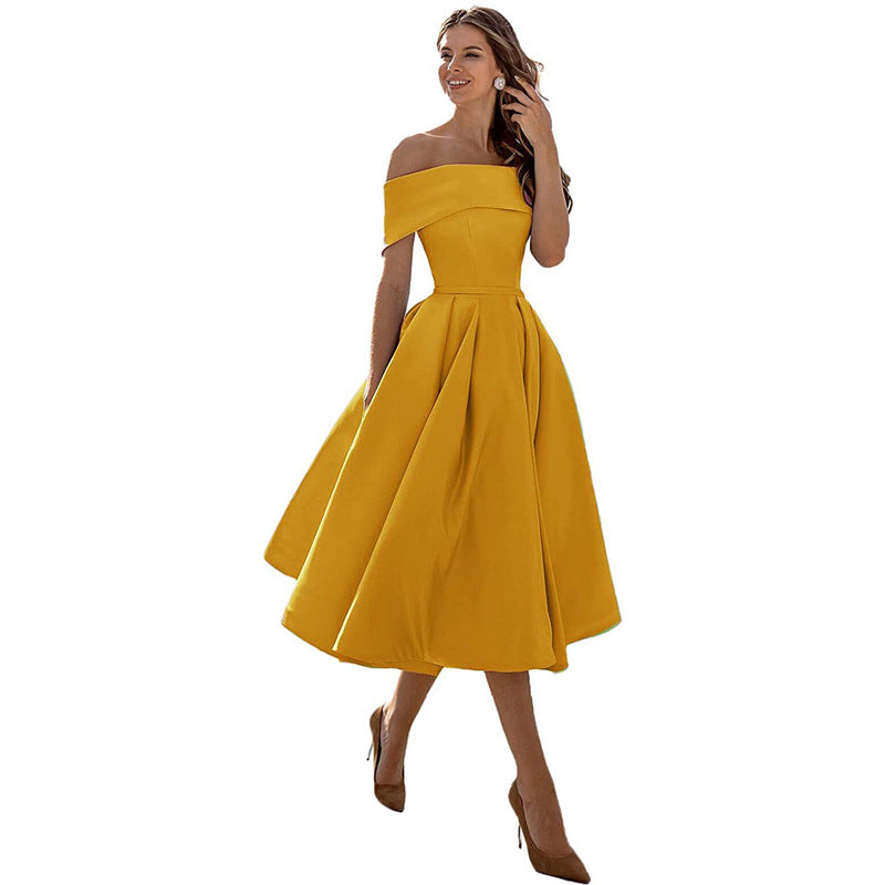 Eleonora – Abito Da Festa Senza Spalline Dalla Silhouette Elegante