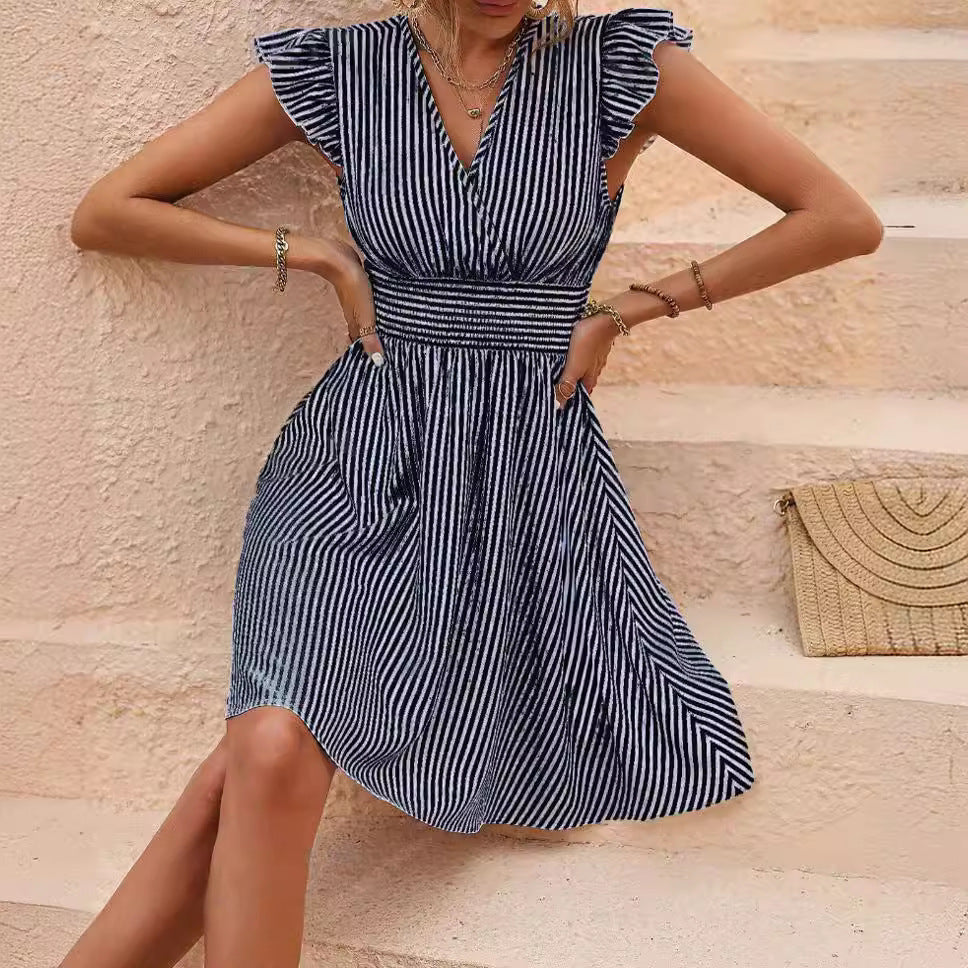 Roberta – Abito Estivo Donna a Righe alla Moda