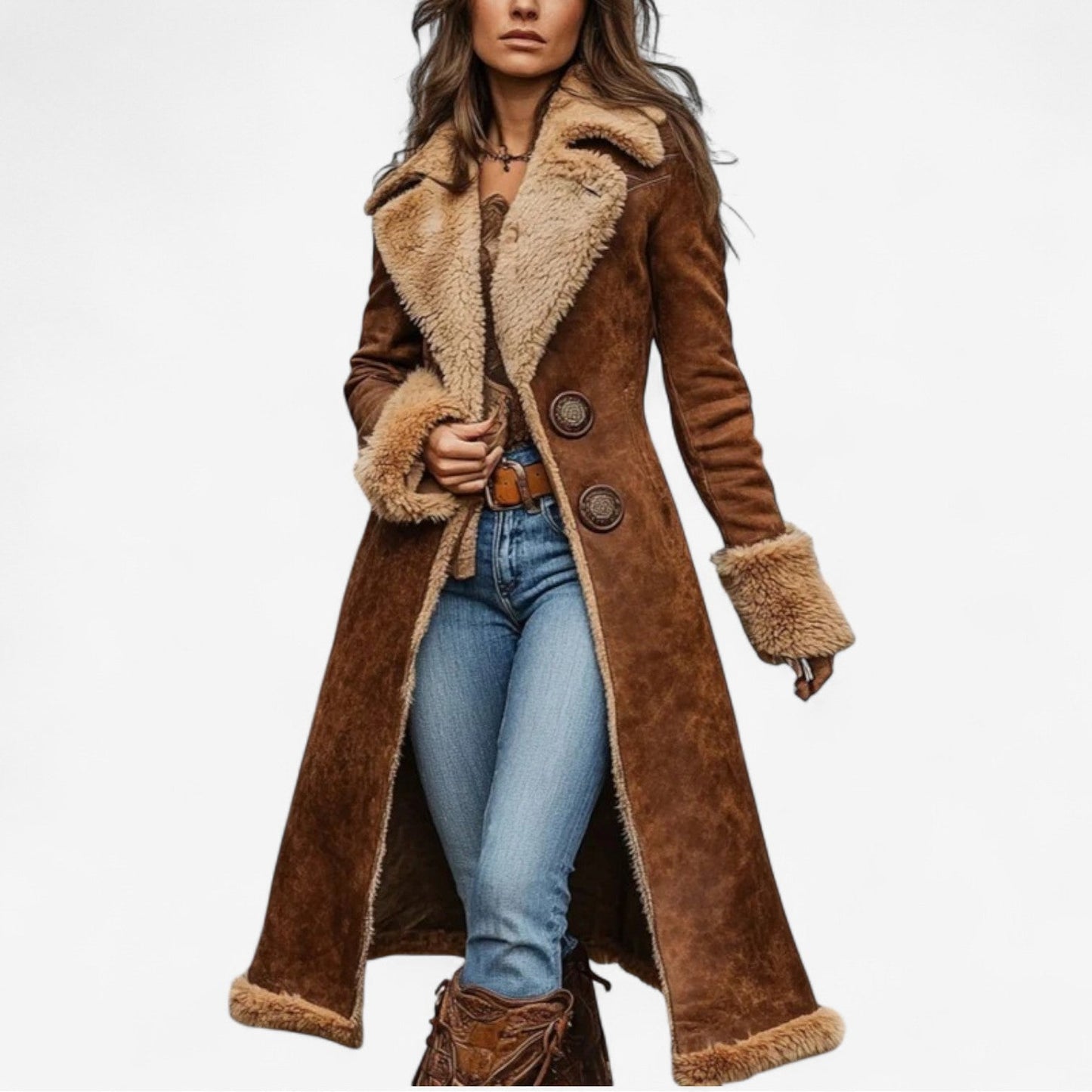 Raimonda - Cappotto Lungo Invernale Elegante Donna Moderno
