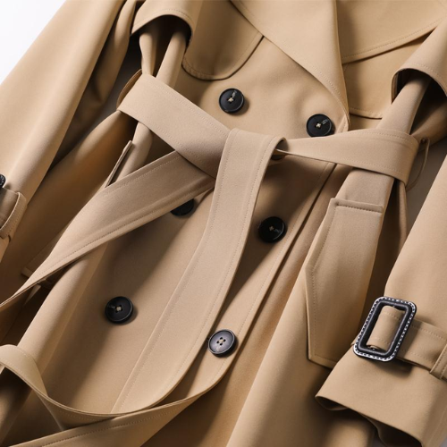 Simona - Trench Doppiopetto da Donna Outerwear Classico ed Elegante