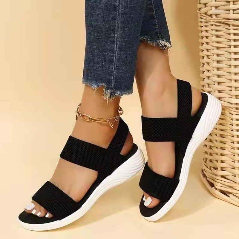 Emma – Sandali Ortopedici con Zeppa Comoda Estivi