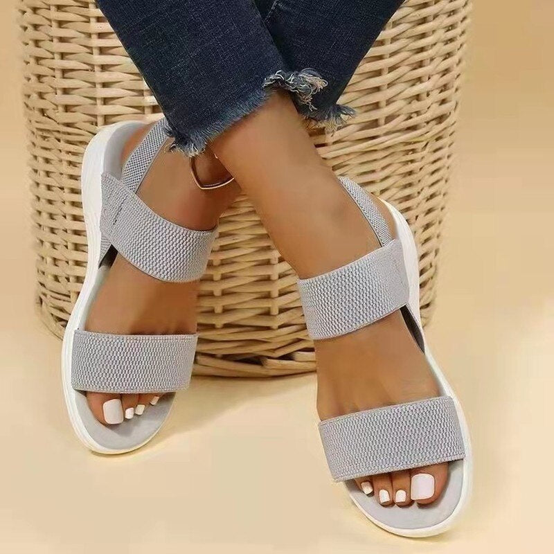 Emma – Sandali Ortopedici con Zeppa Comoda Estivi