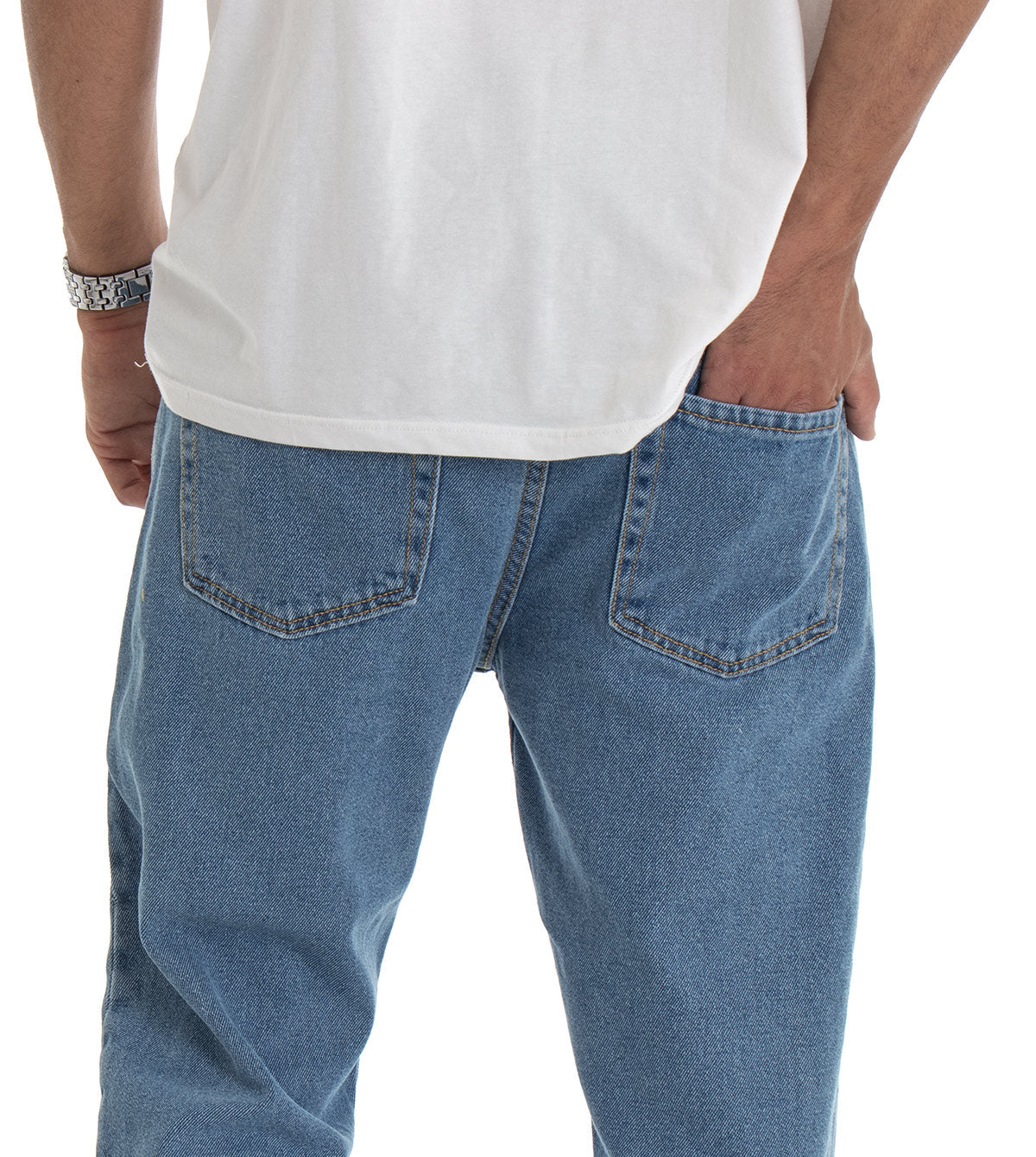 Tristano – Pantaloni Cinque Tasche Taglio Al Ginocchio Dalla Linea Sportiva