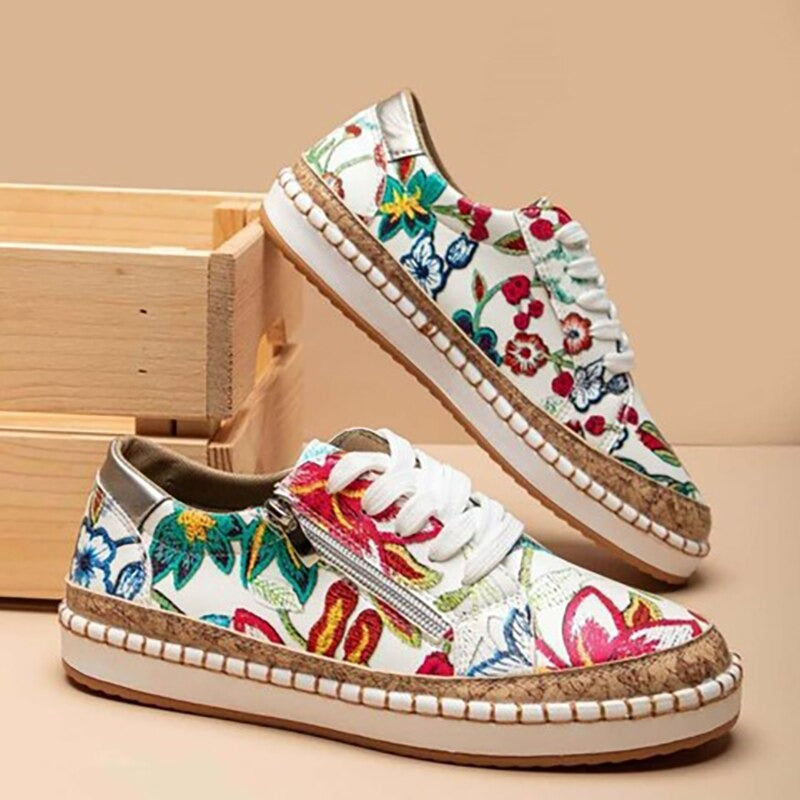 Pacifica – Sneakers con Fiori Ricamati Donna Bella Flora
