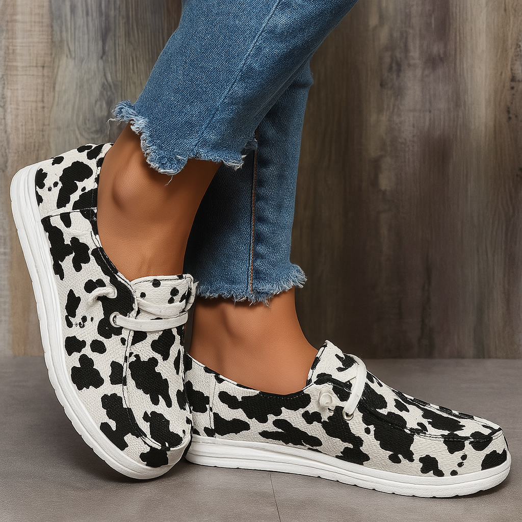 Palmira – Scarpe Stringate da Donna Bianco-nero