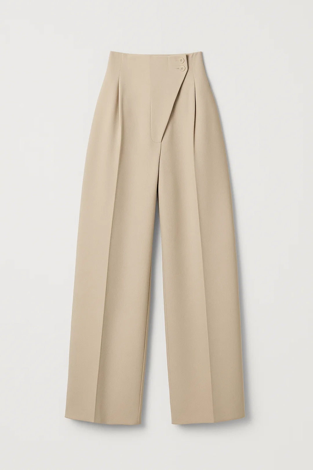 Viviana – Pantaloni Gamba Larga in Tessuto Fluido Eleganti