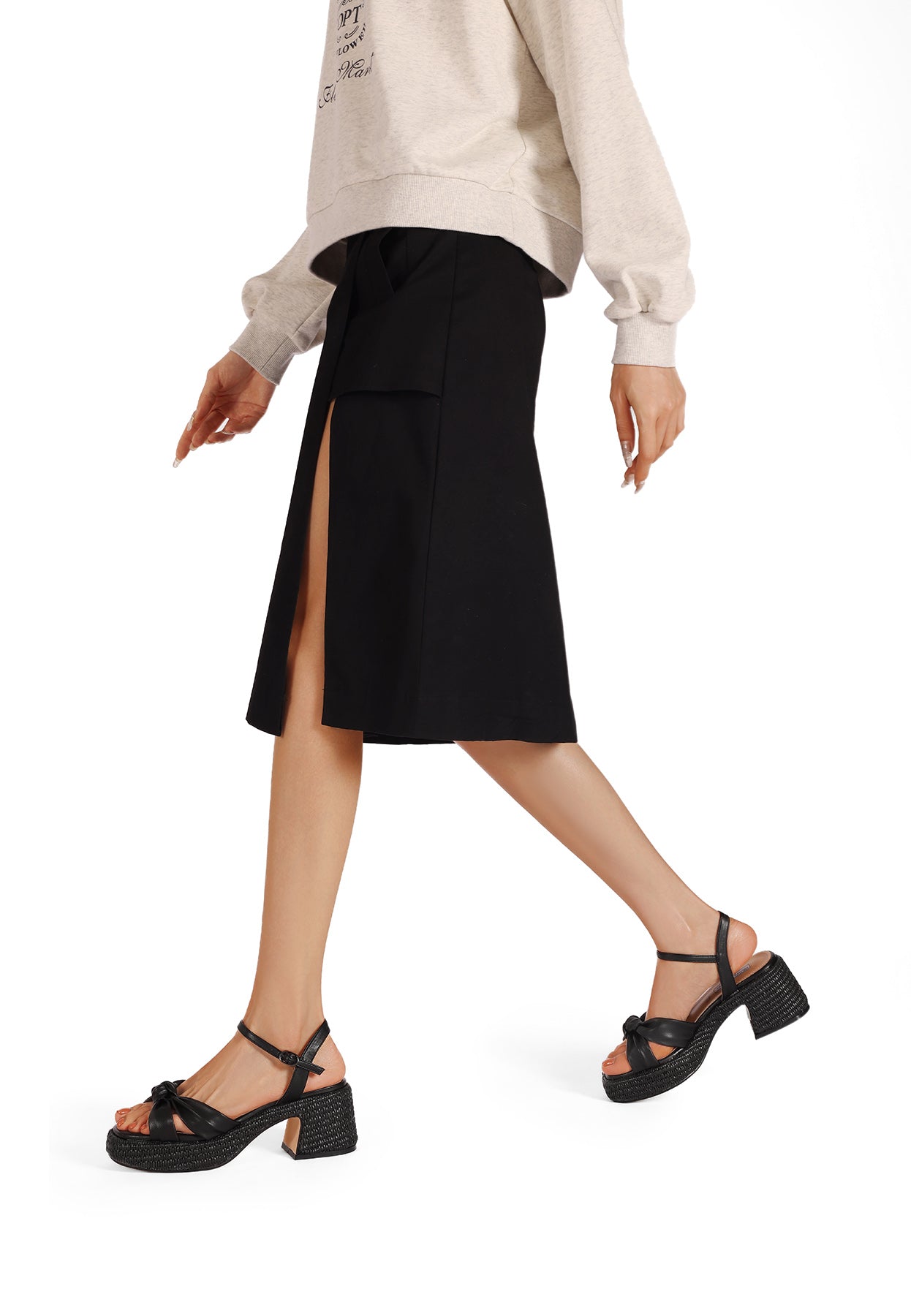 Quendria - Sandali estivi eleganti da donna Nero