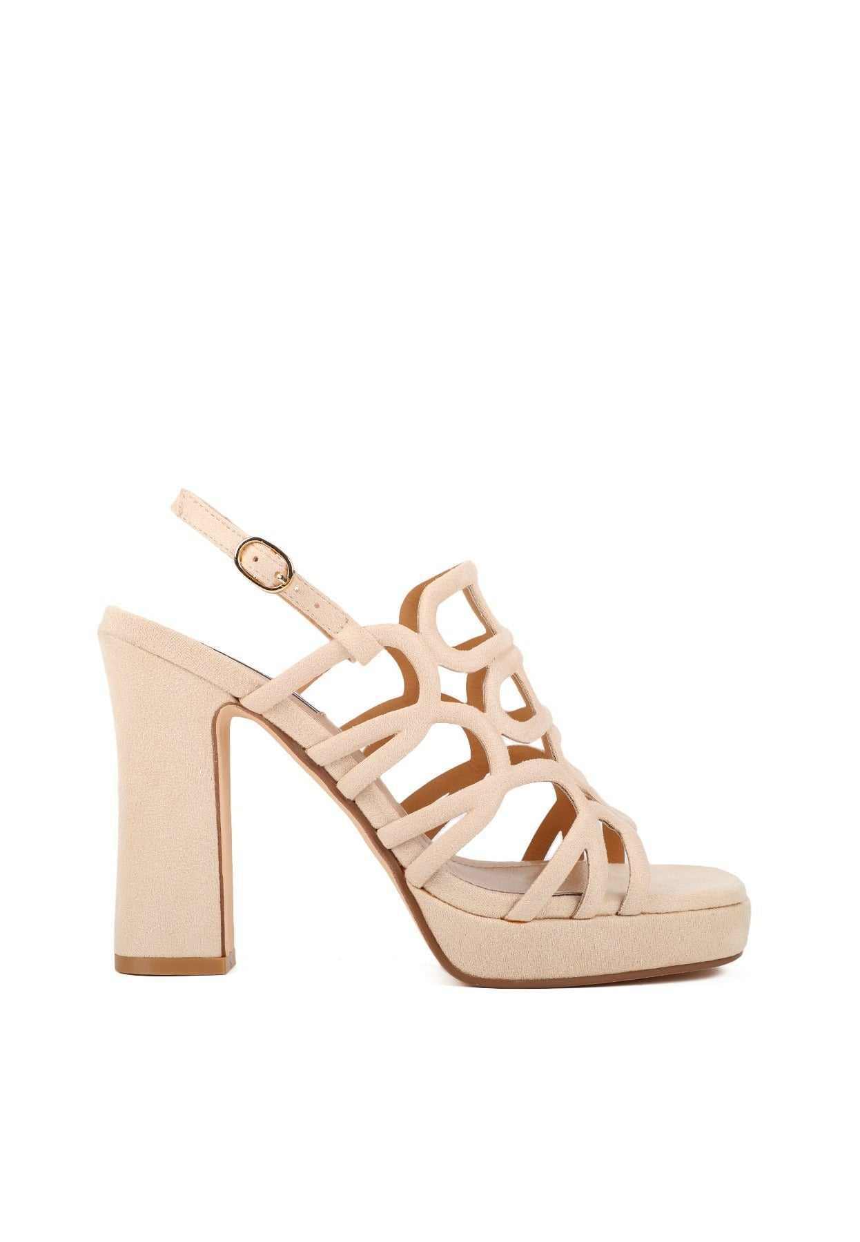 Quinara - Sandali eleganti con tacco alto donna Beige