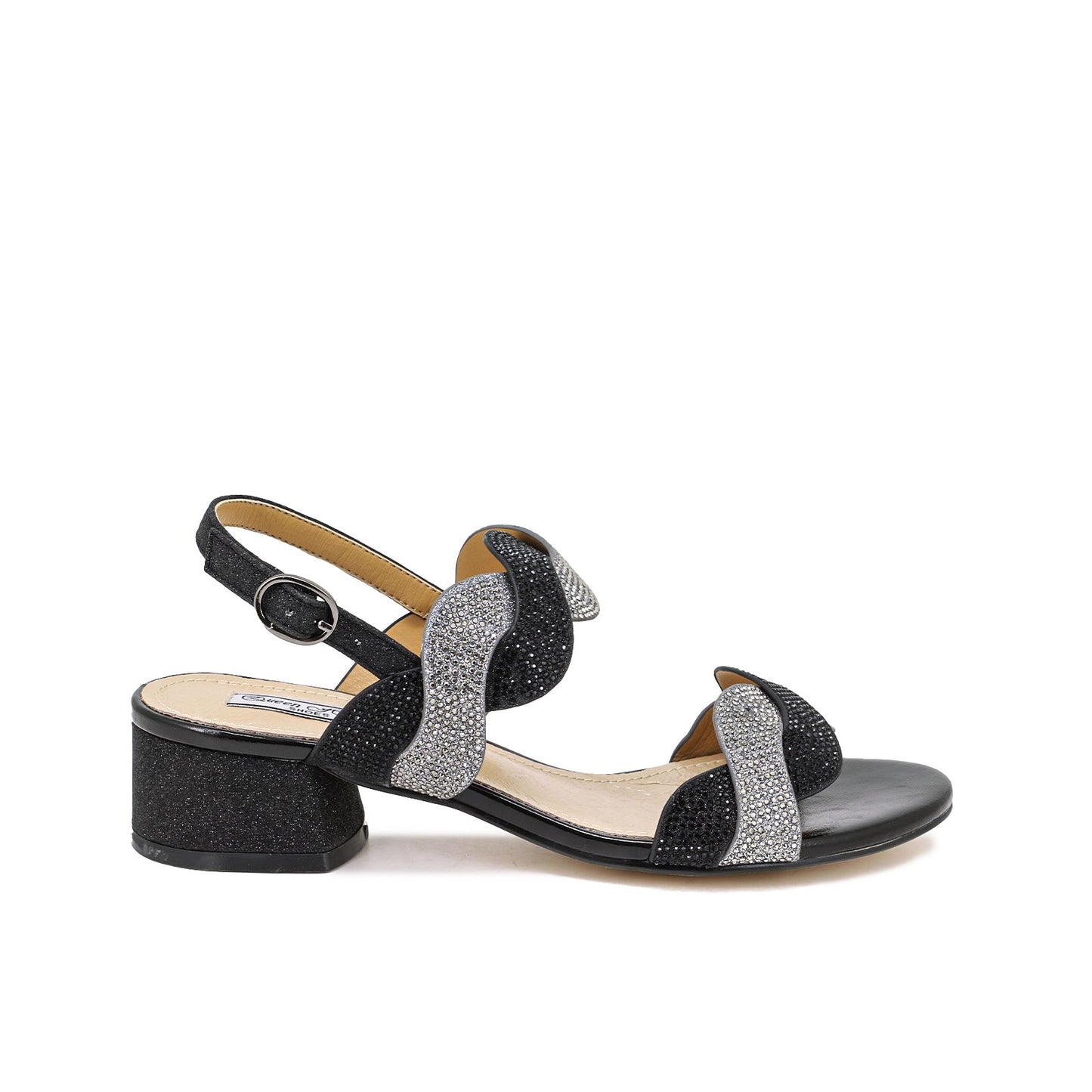 Rita - Sandali con tacco a blocco donna NERO