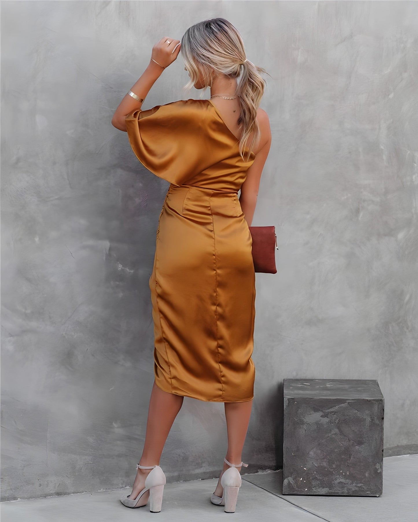 Romana - Abito elegante da donna Arancione